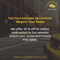 Estimate Taxi Fare Using Taxi Fare Calculator Sacramento Discount - SMF