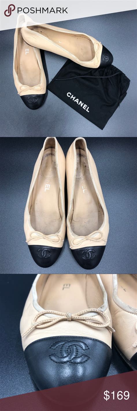 Chanel Cap Toe Ballerina Flats Ballerina Flats Chanel Shoes Chanel