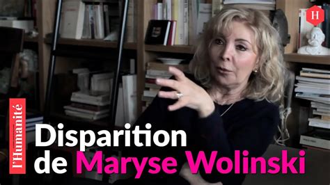 Vid O Disparition De La Romanci Re Et Journaliste Maryse Wolinski