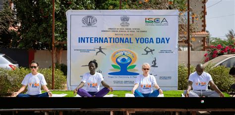 The 10th International Yoga Day In The Gambia My Gambia