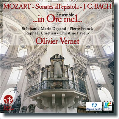 Sonate d église Wolfgang Amadeus Mozart Johann Chrétien Bach CD