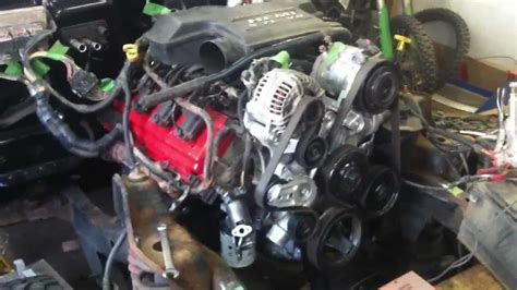 Dodge Ram Hemi Engine First Start After Beeing Swaped In A Jeep Tj