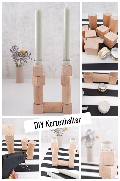 Diy Bauklotz Kerzenhalter Mit Schraubverschluss Sophiagaleria Diy Kerzenhalter Bauklötze