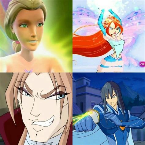 Winx Club Bloom And Elina Power Vs Helia And Valtor Evil