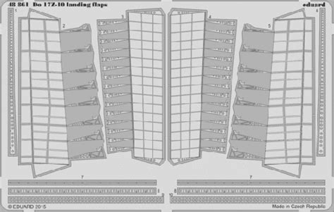 Do 17Z 10 Landing Flaps ICM 48243 Eduard 48861