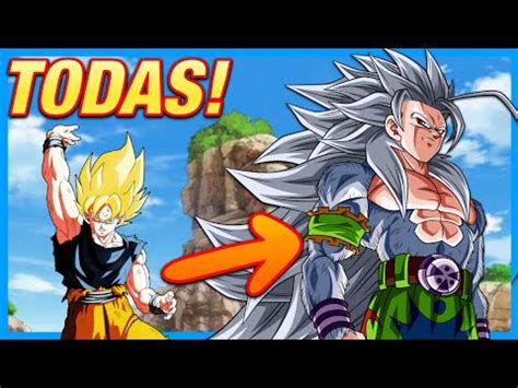 Todas Las Transformaciones De Goku Del Al Youtube