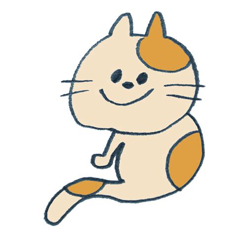 タマと名付けたくなる猫のイラスト ゆるい無料イラスト素材屋「ぴよたそ」