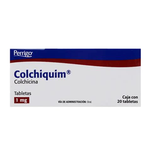 Colchicina Qu Es Para Qu Sirve Nombre Comercial Y M S