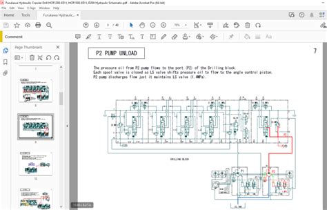 Furukawa Hcr Edii Hcr Edii D Ii Hydraulic Schematic