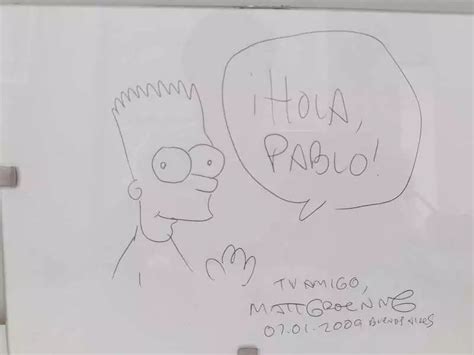 Dibujo Matt Groening Los Simpsons Palermo