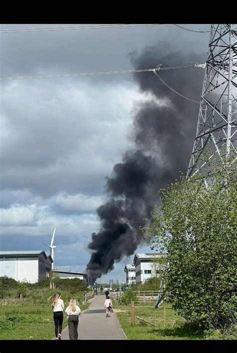 Dramatic scenes as Evri warehouse fire causes massive damage | Bristol Live