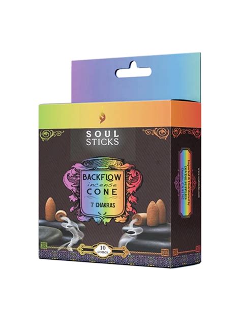 Chakras Soul Sticks Backflow Incense Cone Free Shipping