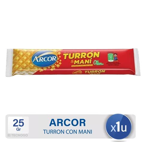 Turron Arcor Oblea Rellena De Pasta Mani X 10 Unidades Mebuscar Argentina