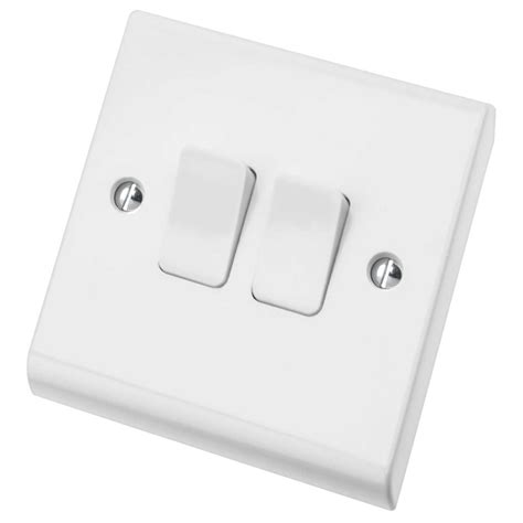 Deta 10a 2 Gang 2 Way Light Switch S1204 Cef