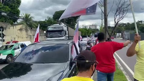 Manifestantes Fazem Carreata Em Manaus Contra Governo Do Amazonas