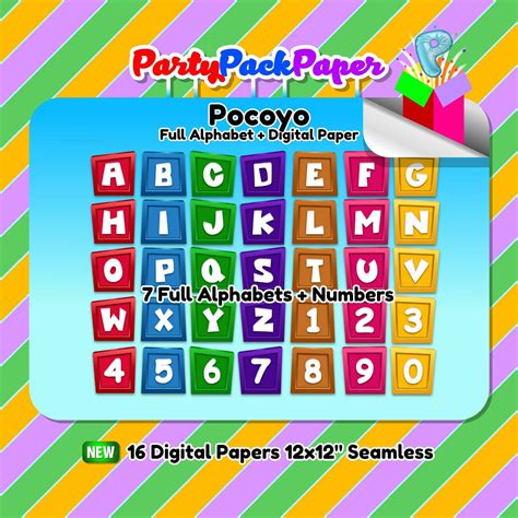 Pocoyo Lettering