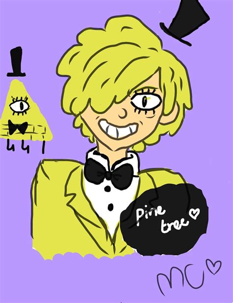 Bill Cipher Human By Sweettoxicmoon On Deviantart