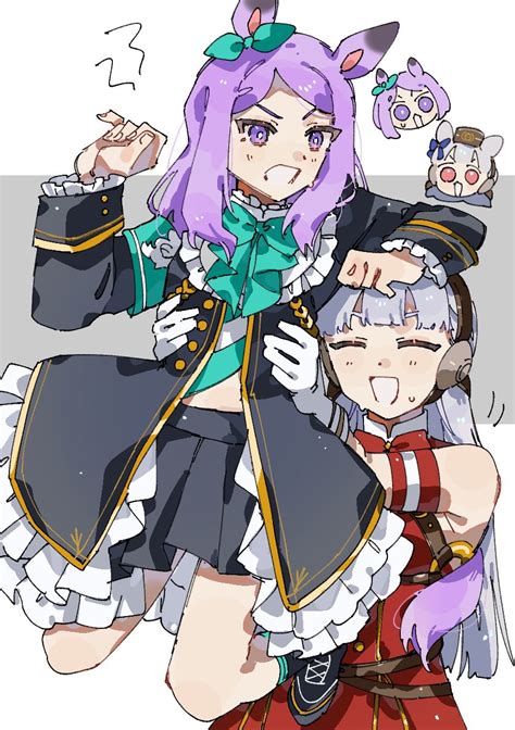 ゴールドシップウマ娘 メジロマックイーンウマ娘 「」ねぴぴのイラスト