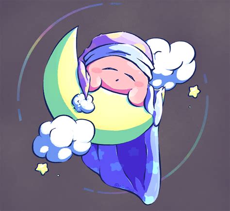 Sleeping Kirby By Ag Piers On Deviantart