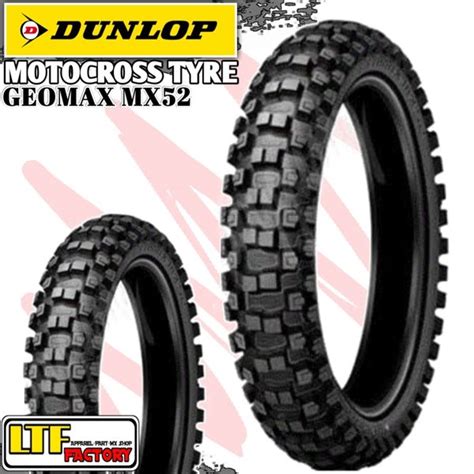 Jual DUNLOP GEOMAX MX52 REAR TYRE Ban Luar Belakang Sepeda Motor