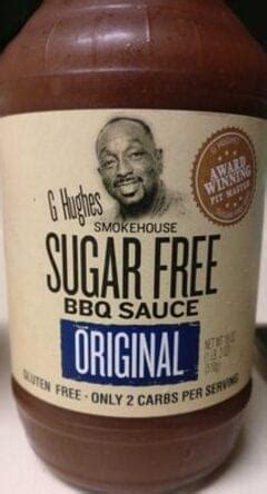 G HUGHES Sugar Free, Original G Hughes No Sugar Added Bbq Sauce ...