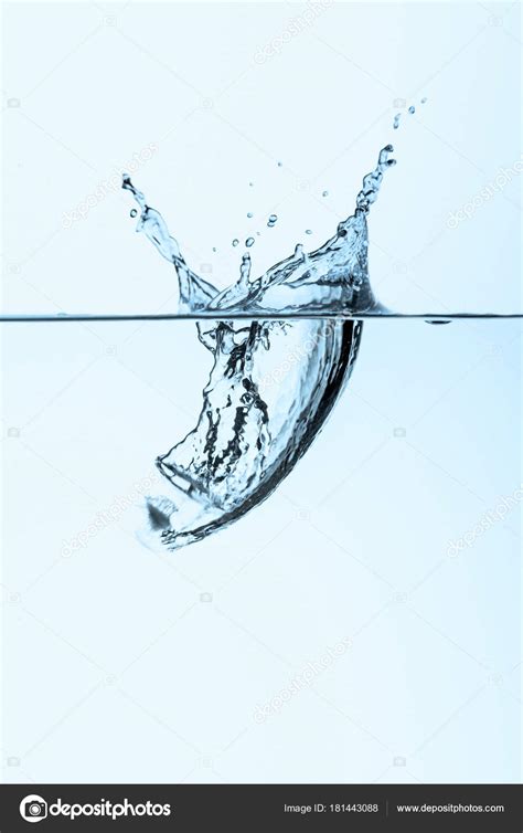 Ice Cube Water Splash Isolated White Stock Photo by ©VadimVasenin 181443088