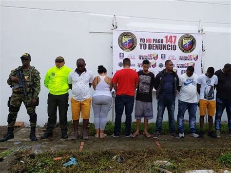 Capturan A Nueve Presuntos Extorsionistas Del Clan Del Golfo En El Chocó