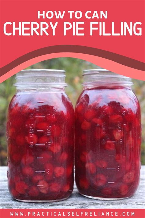 Traditional Cherry Pie Filling A Canning Recipe Make With Fresh Cherries Artofit