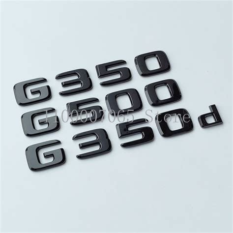 1 шт., плоский шрифт, хромированные черные буквы, эмблема ABS для ...