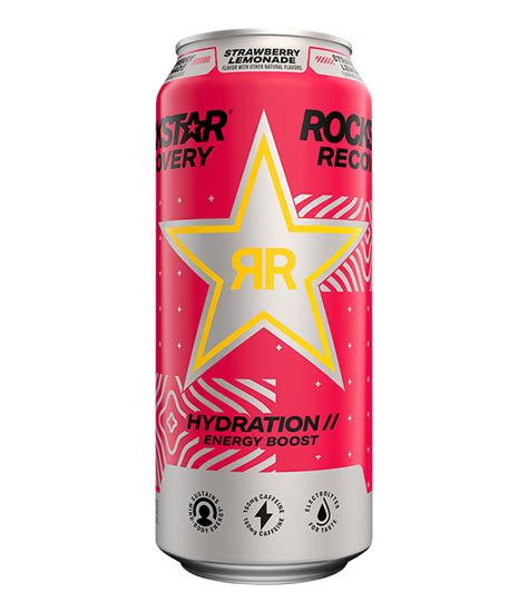 Rockstar Energy Drink Recovery Strawberry Lemonade