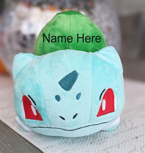 Personalized Bulbasaur Pokemon Plush Toy, 6 Tall, 5 Wide, Name ...