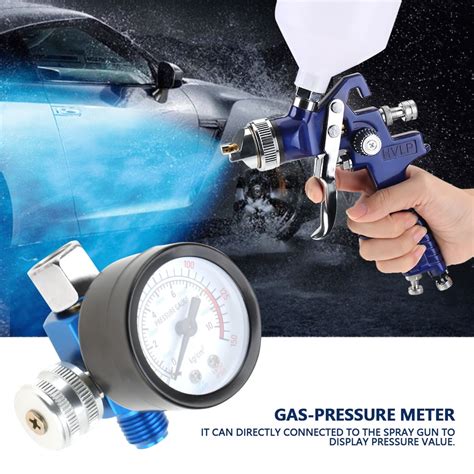 Faginey 1 4” Spray Paint Gun Air Pressure Regulator Pressure Gauge Pneumatic Tool Accessory