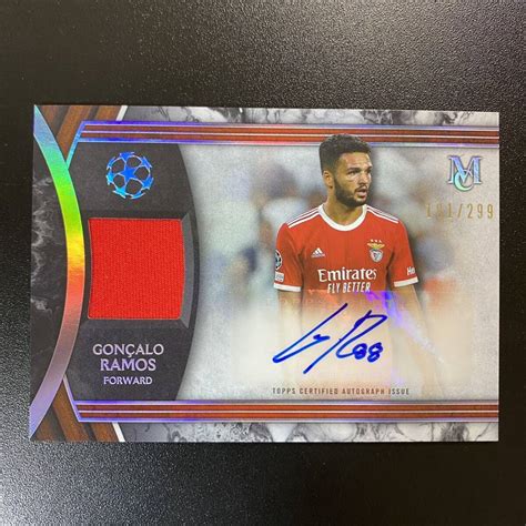 Yahoo オークション 2022 23 Topps Museum UCL Goncalo Ramos Relic