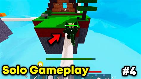 Solo Bedwars Gameplay 4 Roblox Bedwars Youtube