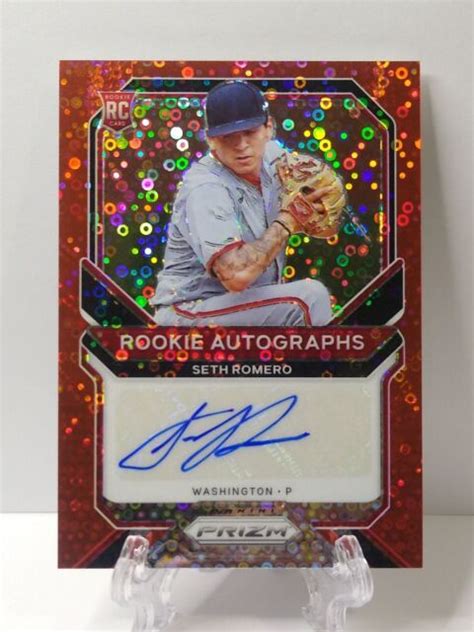 Panini Prizm Rookie Autographs Red Prizm Ra Sr Seth Romero