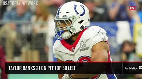 Colts Rb Jonathan Taylor Ranked No 21 Nfl Player By Pff Video