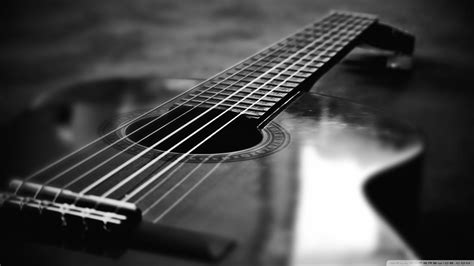 Black And White HD Wallpapers Of Guitar - Wallpaper Cave