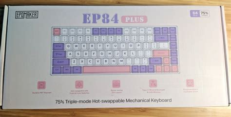 Epomaker Ep Plus Rgb Hot Swappable Ghz Bluetooth Ebay