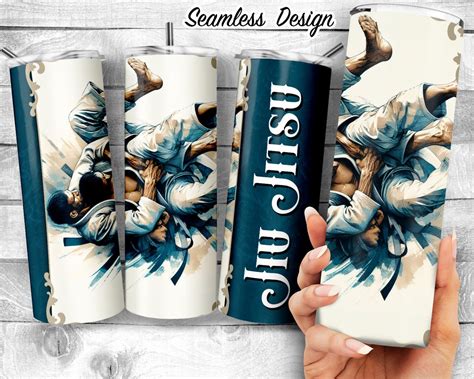 Brazilian Jiu Jitsu Rear Naked Choke Oz Skinny Tumbler Sublimation Design Jitz Move Png Jui
