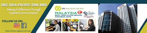 Srg Asia Pacific Sdn Bhd Jobs And Careers Reviews