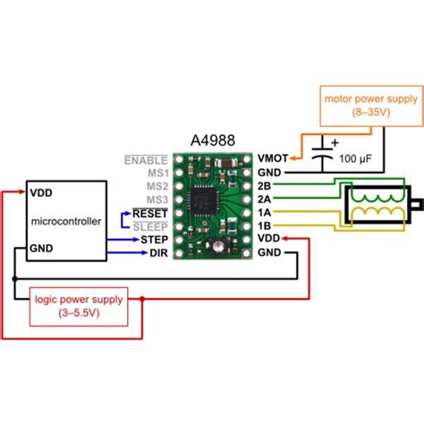 A4988 Stepper Motor Driver (Original) - Mikroelectron MikroElectron is ...