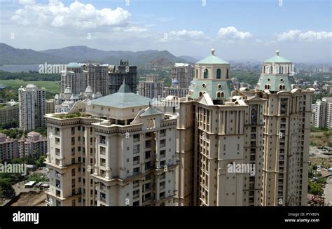 Hiranandani Buildings Powai Mumbai Maharashtra India Asia Stock