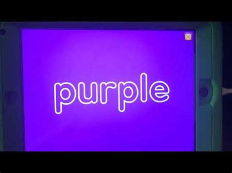 Starfall Colors Purple - YouTube