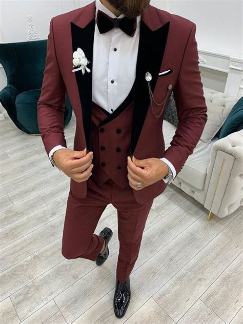 Men Suits Wedding Suit 3 Piece Suits Prom Suits Slim Etsy