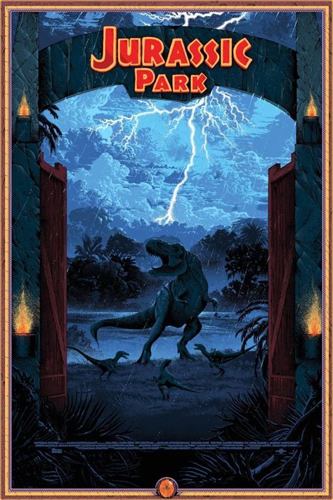 These Jurassic Park Posters Are As Beautiful As The Movie Itself In