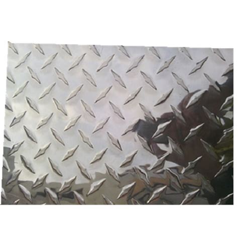 Diamond Pattern H Aluminium Embossed Sheet China Aluminum