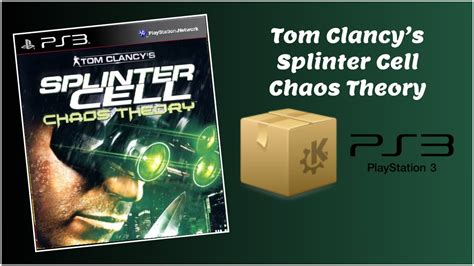 Tom Clancy S Splinter Cell Chaos Theory Hd Pkg Ps Youtube