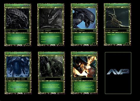 Xenomorph Deck Aliens Trading Cards MTG Proxy Deck Etsy