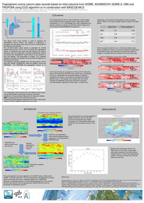 Pdf Tropospheric Ozone Column Data Records Based On Total Columns