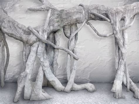 Фотообои Переплетённые корни дерева на стену. Купить фотообои ...
